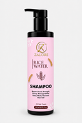ZALORE Rice Water Shampoo for Hair Strength & Smoothness, Nourishing Shampoo Helps Reduce Frizz, Improve Manageability & Support Healthy Looking Hair, 200ml