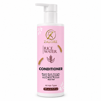 ZALORE™ Rice Water Nourishing Conditioner | Smooth, Soft & Silky Hair Care | 200ml