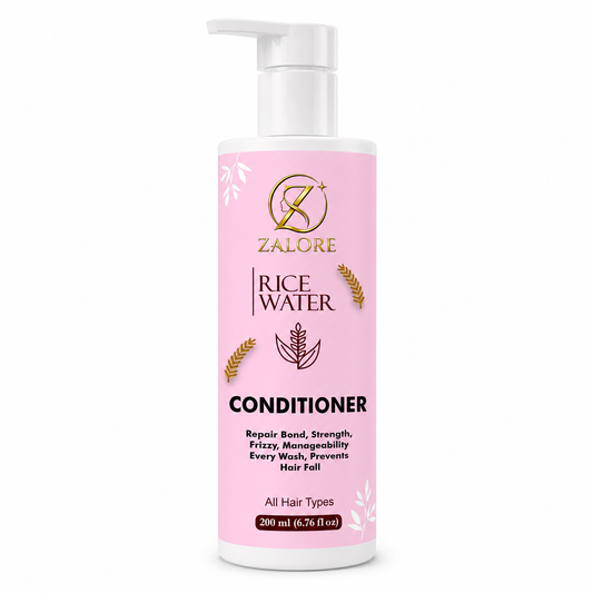 ZALORE™ Rice Water Nourishing Conditioner | Smooth, Soft & Silky Hair Care | 200ml