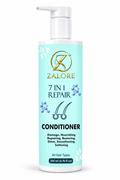 ZALORE 7 in 1 Repair Hair Conditioner for Dry, Damaged & Frizzy Hair, Nourishing Conditioner for Smooth, Soft & Shiny Hair, All Hair Types, 200ml