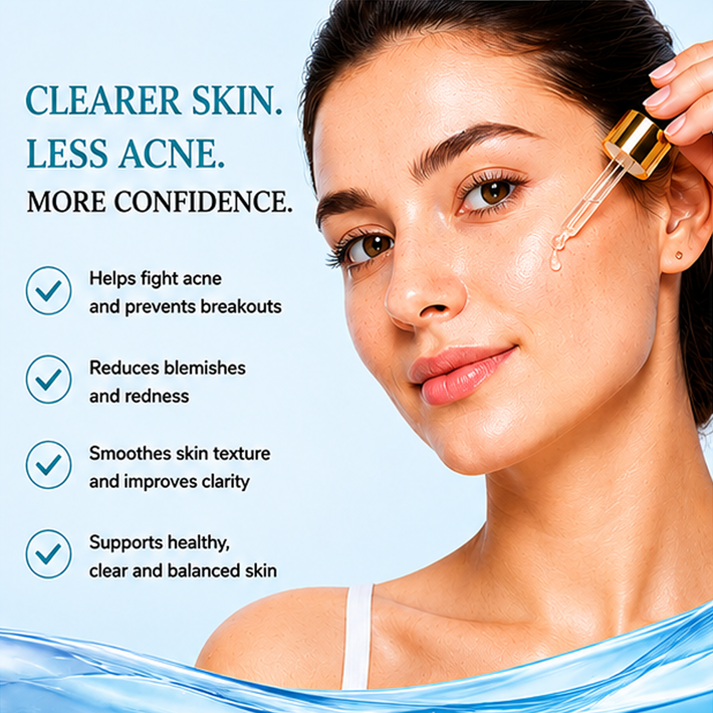 zalore™ anti-acne clarifying serum | blemish care & smooth skin support | 30ml