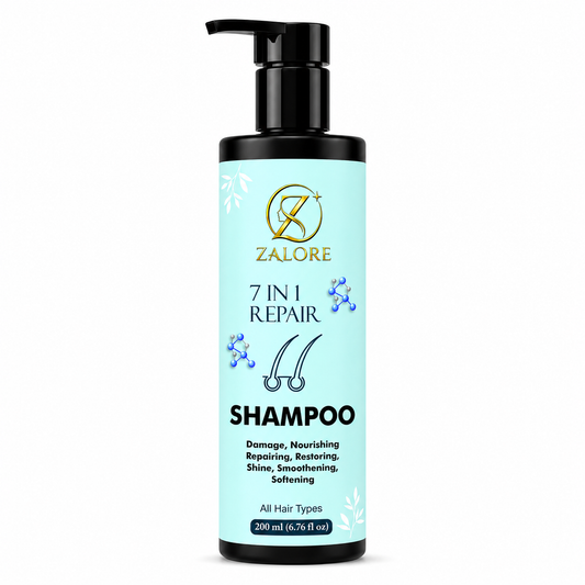ZALORE™ 7-in-1 Hair Repair Shampoo | Nourish, Strengthen & Revitalize Hair | 200ml