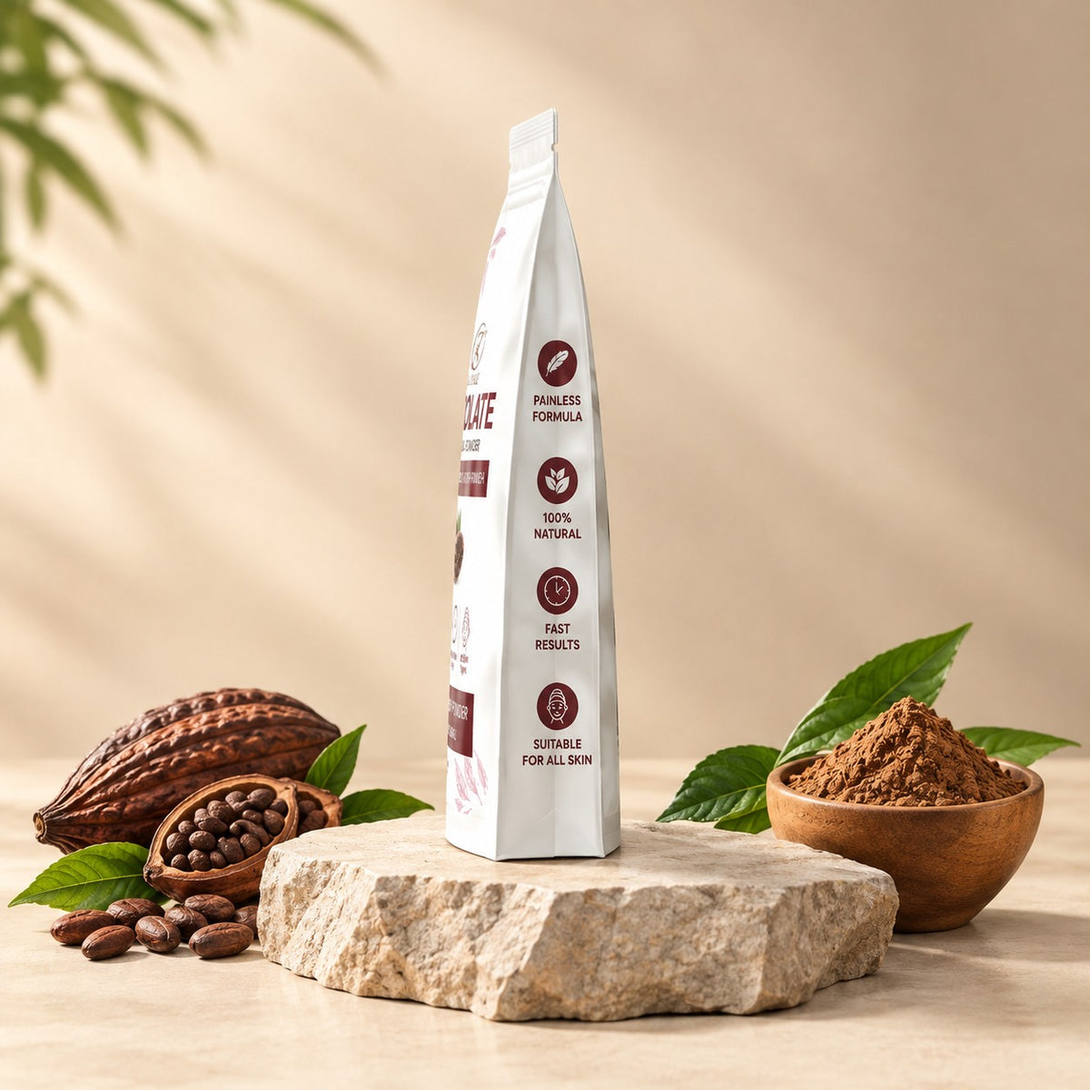 chocolate wax hair removal powder | 100g