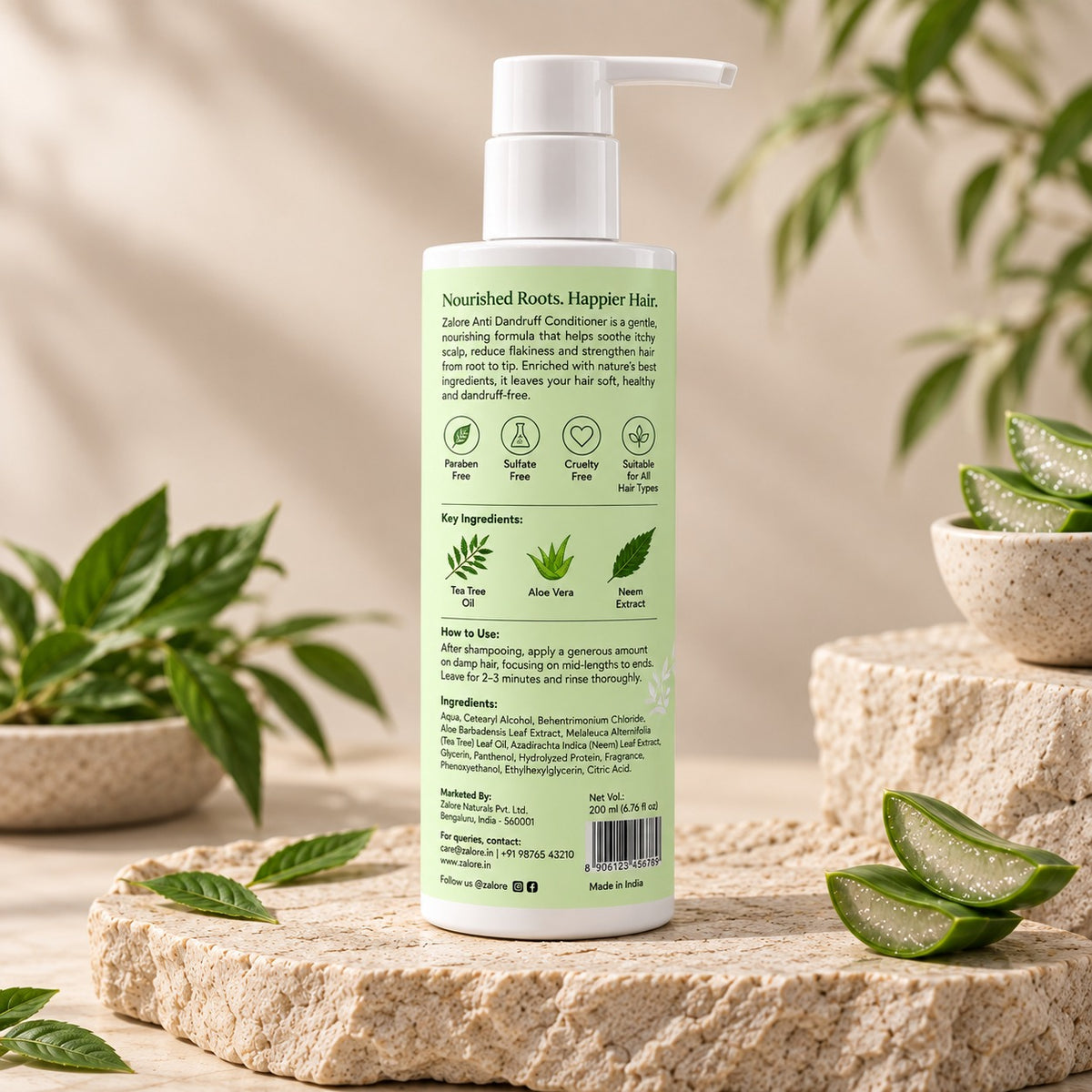 anti-dandruff conditioner | scalp care & hair nourishment | 200ml