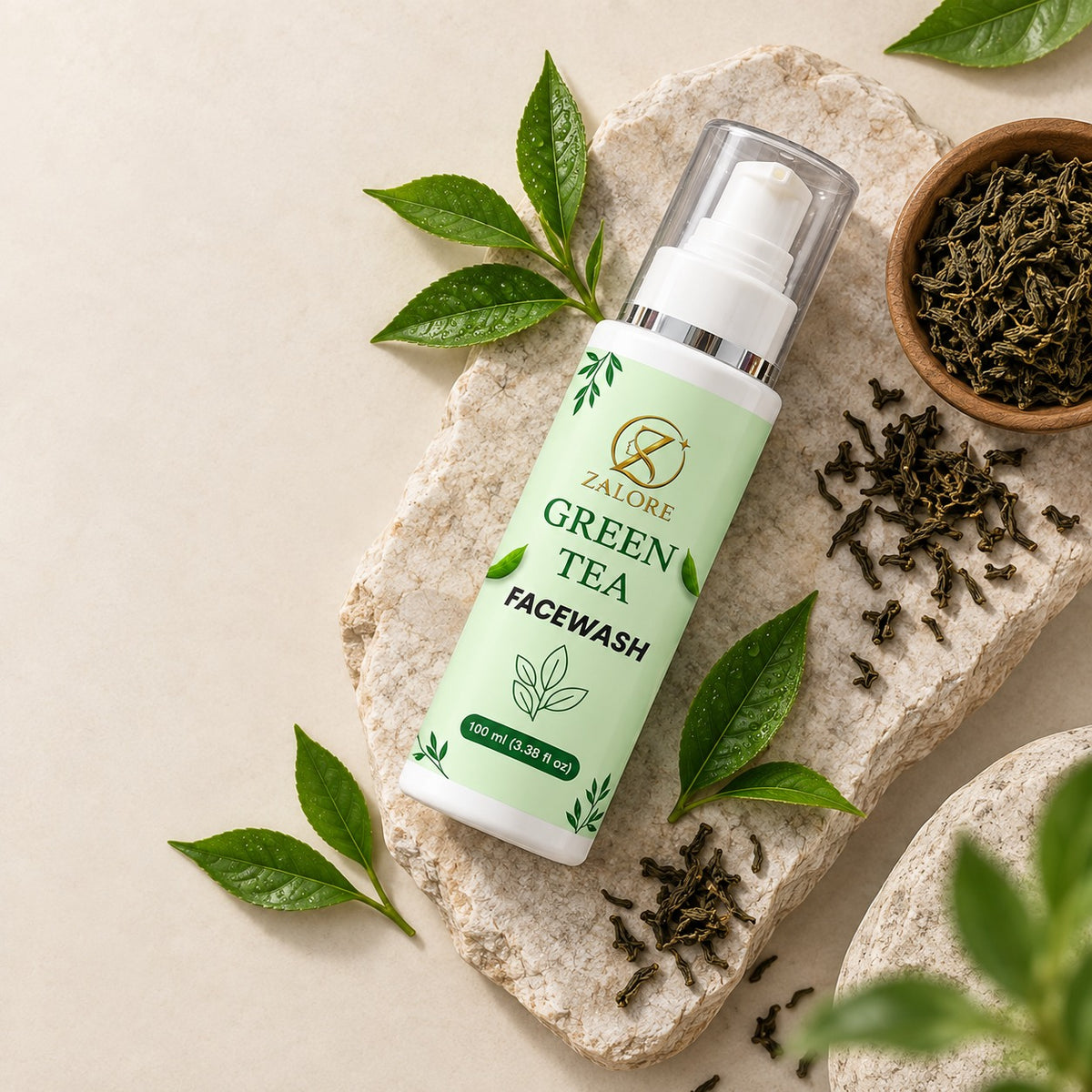 green tea oil control face wash | 100ml