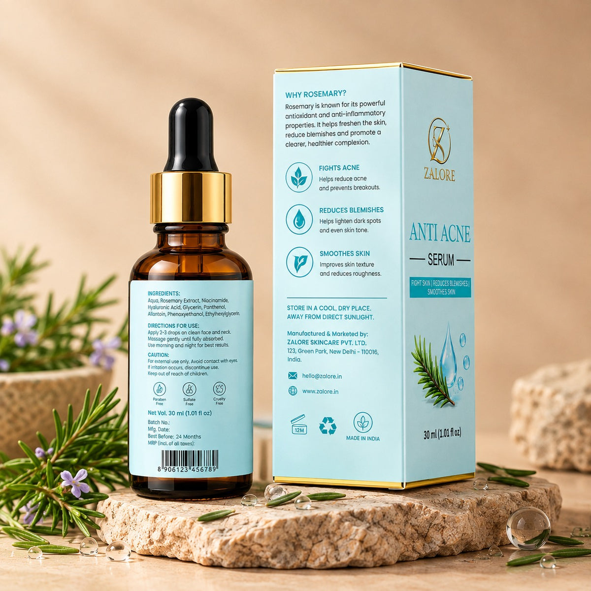 acne & pimple control serum | 30ml