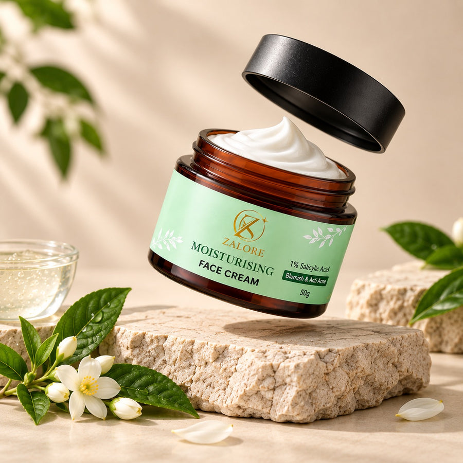 Salicylic Acid Moisturizing Face Cream | Acne Care & Oil-Balance Hydration | 50g