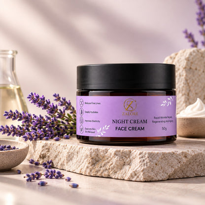 Overnight Renewal Night Cream | Deep Hydration & Skin Nourishment | 50g