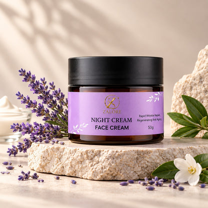 Overnight Renewal Night Cream | Deep Hydration & Skin Nourishment | 50g