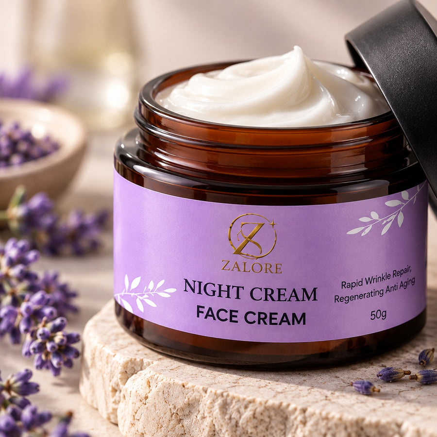 Overnight Renewal Night Cream | Deep Hydration & Skin Nourishment | 50g