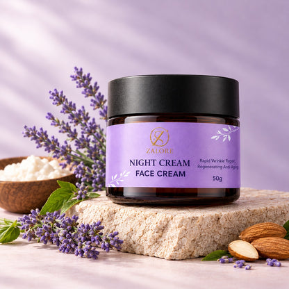 Overnight Renewal Night Cream | Deep Hydration & Skin Nourishment | 50g
