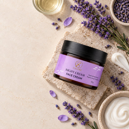 Overnight Renewal Night Cream | Deep Hydration & Skin Nourishment | 50g