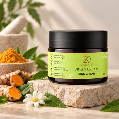 Ubtan Glow Face Cream | Daily Hydration & Radiance Care | 50g