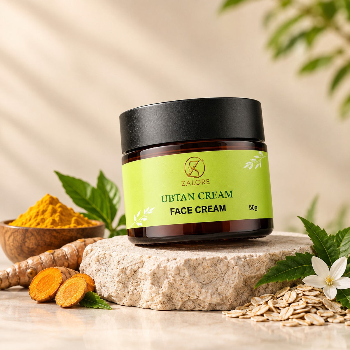 ubtan glow face cream | daily hydration & radiance care | 50g