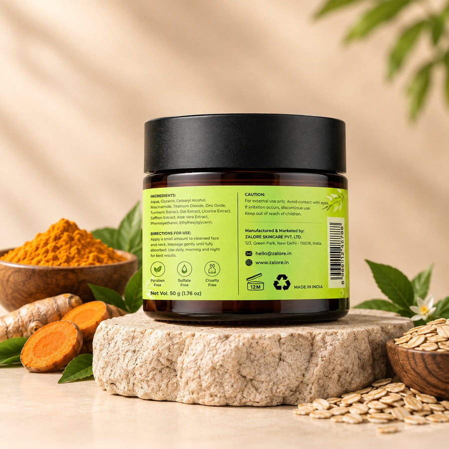 Ubtan Glow Face Cream | Daily Hydration & Radiance Care | 50g