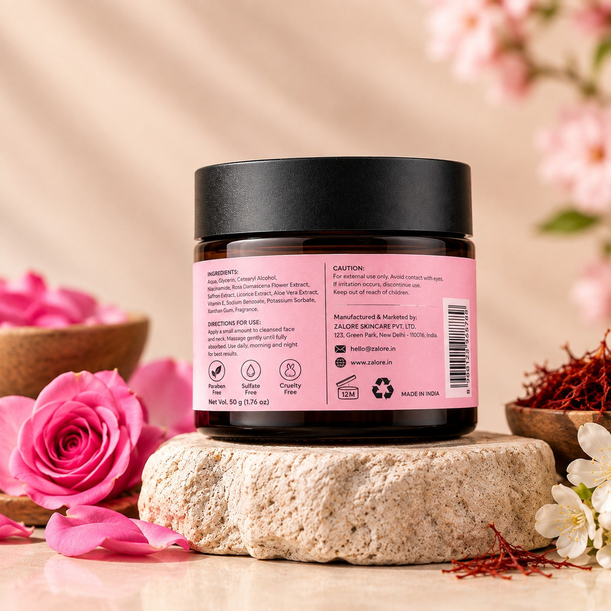 glutathione face cream – brightening & hydrating moisturizer with alpha arbutin, vitamins c, b3 & e, 50g